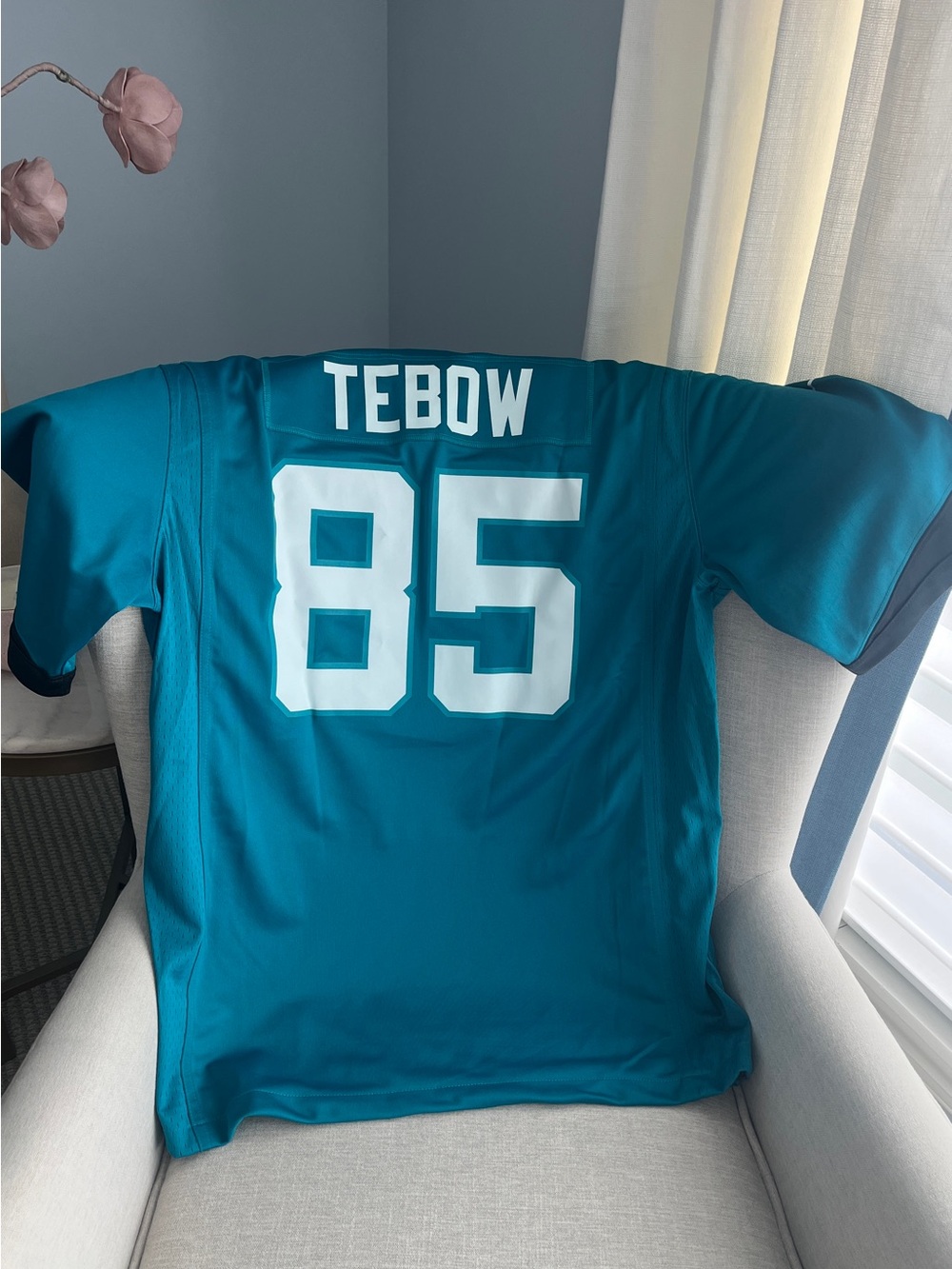Nike NFL Jacksonville Jaguars Tim Tebow #85 Teal Jersey - Size XL